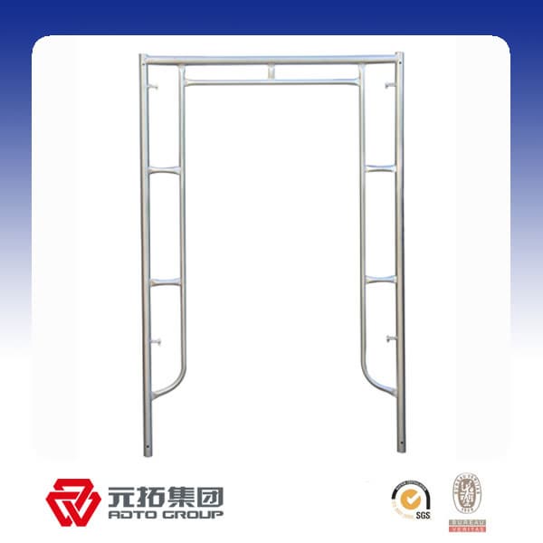 Korean type galvanized h type main frame scaffolding